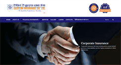 Desktop Screenshot of easterninsurancebd.com